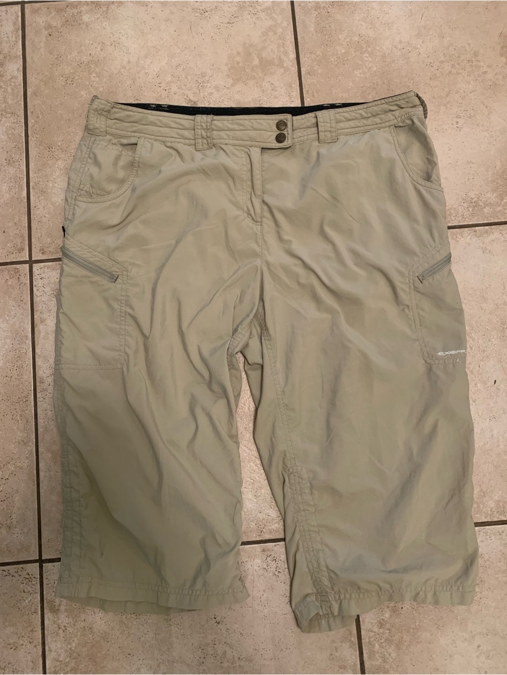 Exofficio Khaki Outdoor Capris